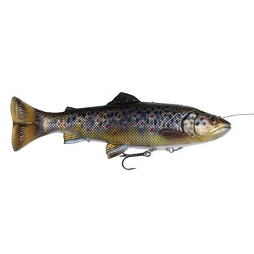 Savage Gear 4D Line Thru Pulsetail Trout Slow Sink Swimbait Gummifisch