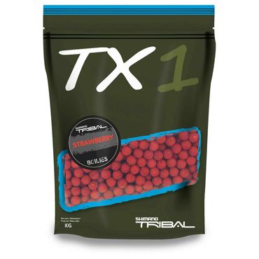 Shimano TX1 Boilies Strawberry 15mm 1kg