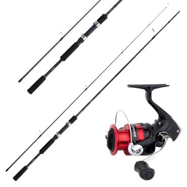 Shimano Rolle Sienna & Shimano Rute 2,70m 50-100g Angelset Allround-Angeln Combo