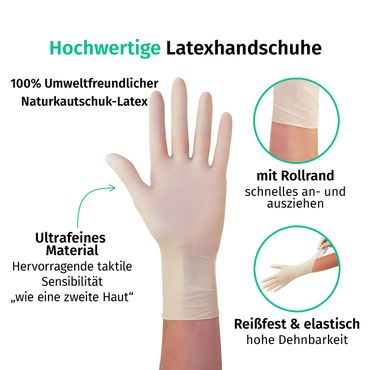 SF Latexhandschuhe Weiß - Box