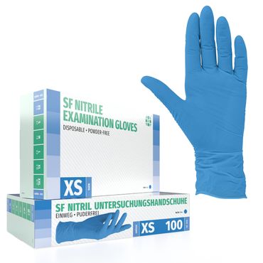 SF Nitrilhandschuhe Blau - Box