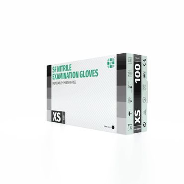 SF Nitrilhandschuhe Schwarz - Box
