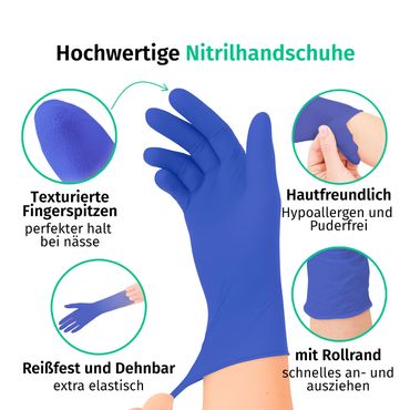 SF Nitrilhandschuhe Violett - Box