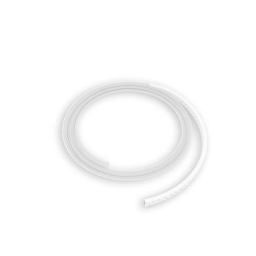 Silikon-Flachdrainage, Länge 1000 mm, Breite 7 mm, Höhe 4 mm, 3/4-perforiert