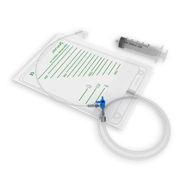 Pleurapunktionsset, 1500 ml, RSV, 900 mm, Dreiwegehahn blau, LL pos, Einmalspritze 50 ml, ohne Kanüle