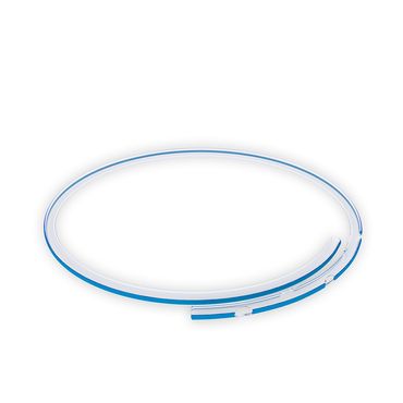 Silikon-Runddrainage, 500 mm, Ch. 15, 5 seitliche Augen, zentrale Öffnung, Röntgenkontraststreifen