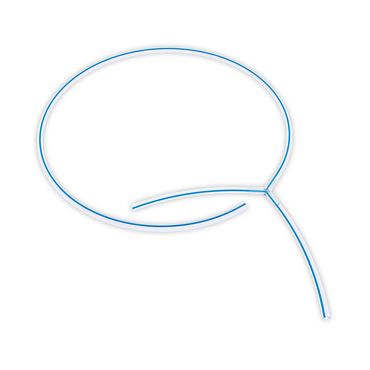 Silikon-T-Drainage, 500 mm, Ch. 12, Steg 160 mm, Röntgenkontraststreifen