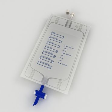 Sekretwechselbeutel, 600 ml, RSV, Bodenablauf, QL