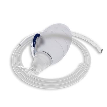 Saugset mit Silikon-Flachdrainage, Saugreservoir 100 ml, Flachdrainage, Breite 10 mm, Höhe 4mm, vollperforiert