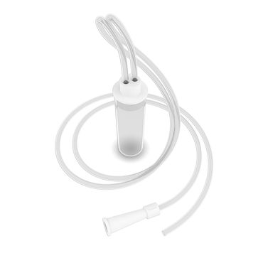 Schleimabsauger, 450 mm, Trichteransatz Ch. 8; für Neugeborene