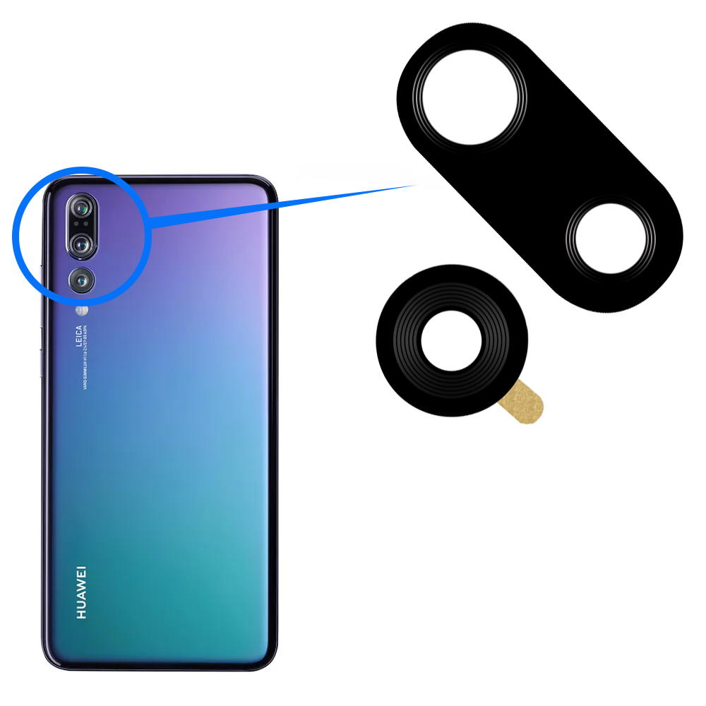 Rück Back Glas Kamera Linse Hauptkamera für Huawei P20 Pro