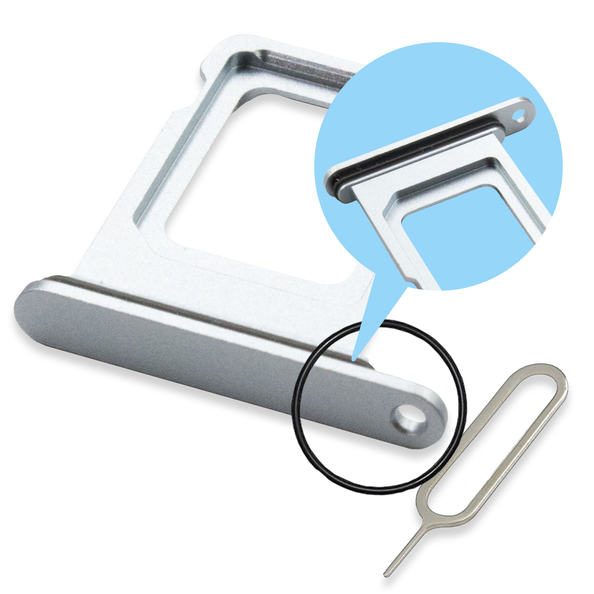 Vassoio SIM Per IPhone 14 Pro/Pro Max - Sostituzione Viola, Con Estrattore E Guarnizione