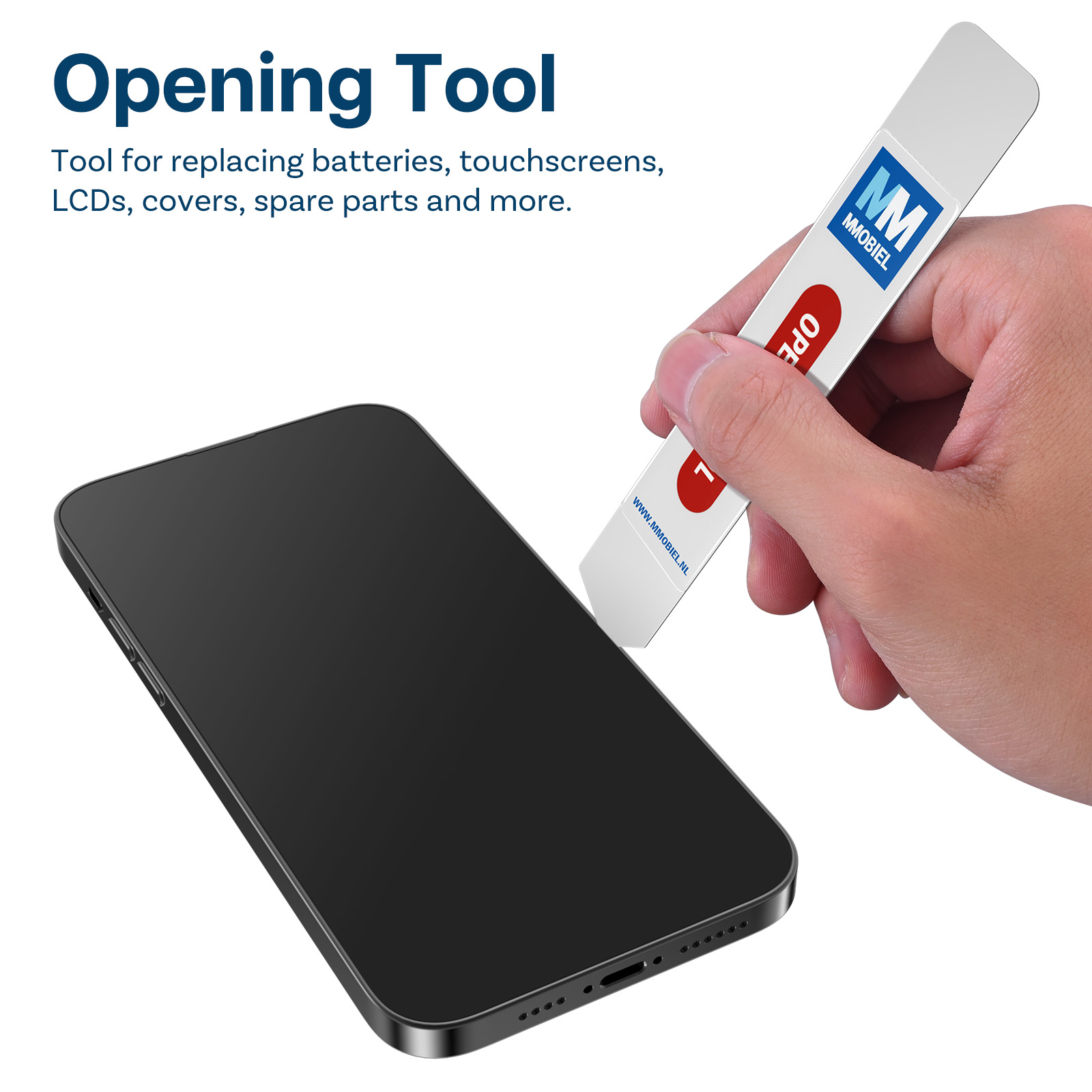 Ultra-Thin Springy Professional Stainless Steel Spudger Pry Blade Opening Tool - Picture 3 of 6