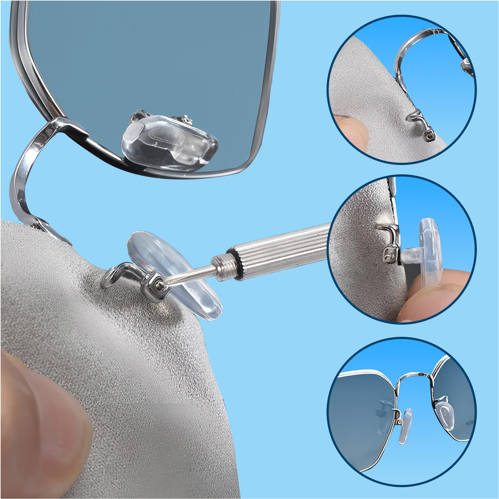 Amazon Nasello Per Occhiali 25 Paia Naselli Per Occhiali In