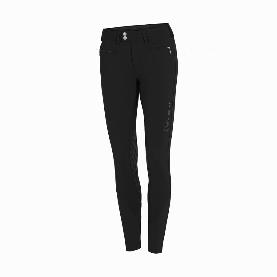 Samshield Adele 3/4-Besatzreithose Damen schwarz 36