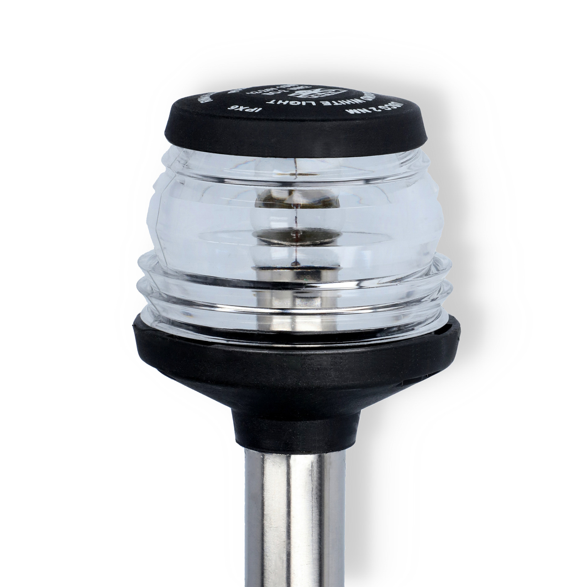 Lichtmast Rundumlicht 1 Meter schwarzes Gehäuse z. Wandbefestigung 2620