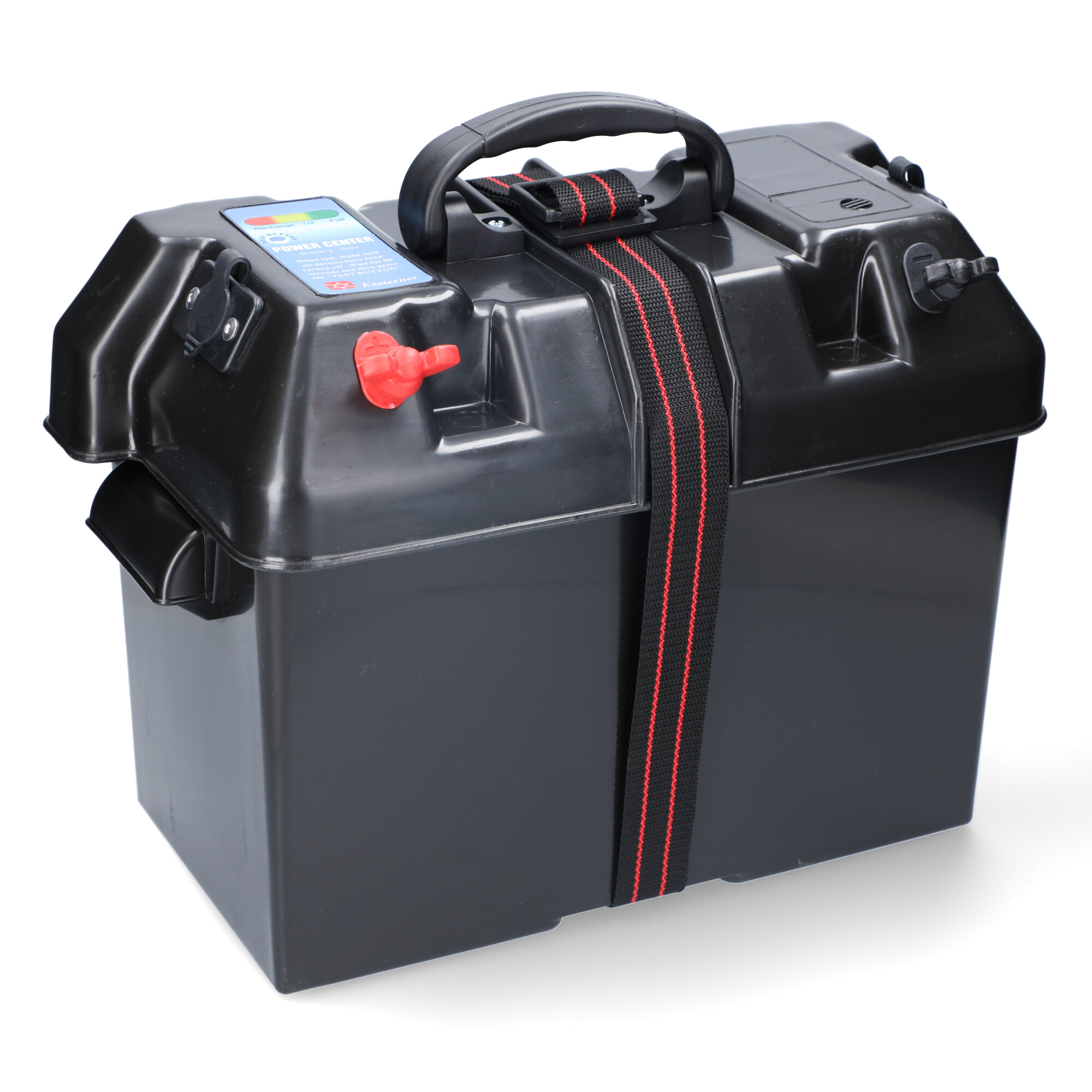 Batteriekasten Batteriebox Batteriebehälter mit Polklemmen 12 Volt