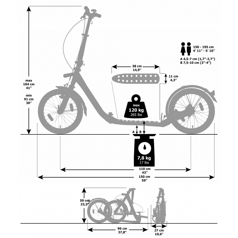     Kickbike Clix 2.0 White