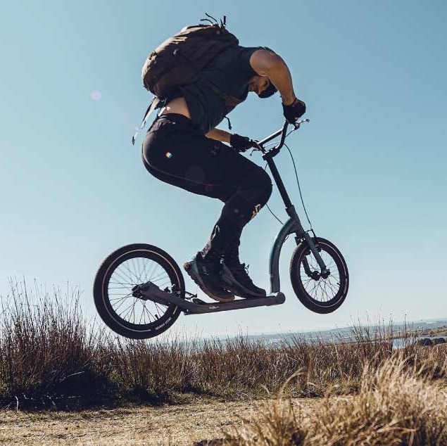     SwiftyAIR MK2 All Terrain Tretroller - Black Anthracite