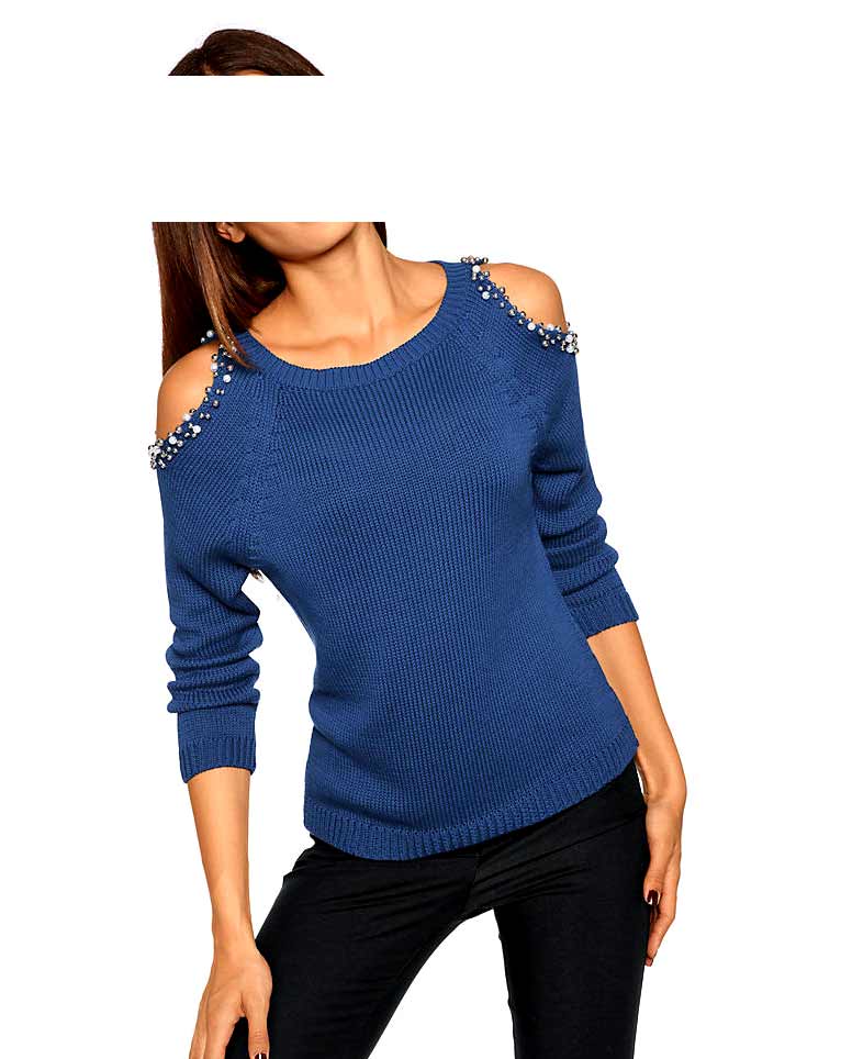 pullover damen perlen