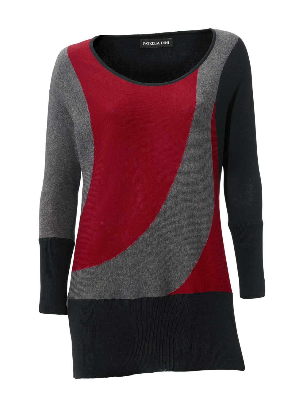 pullover rot schwarz