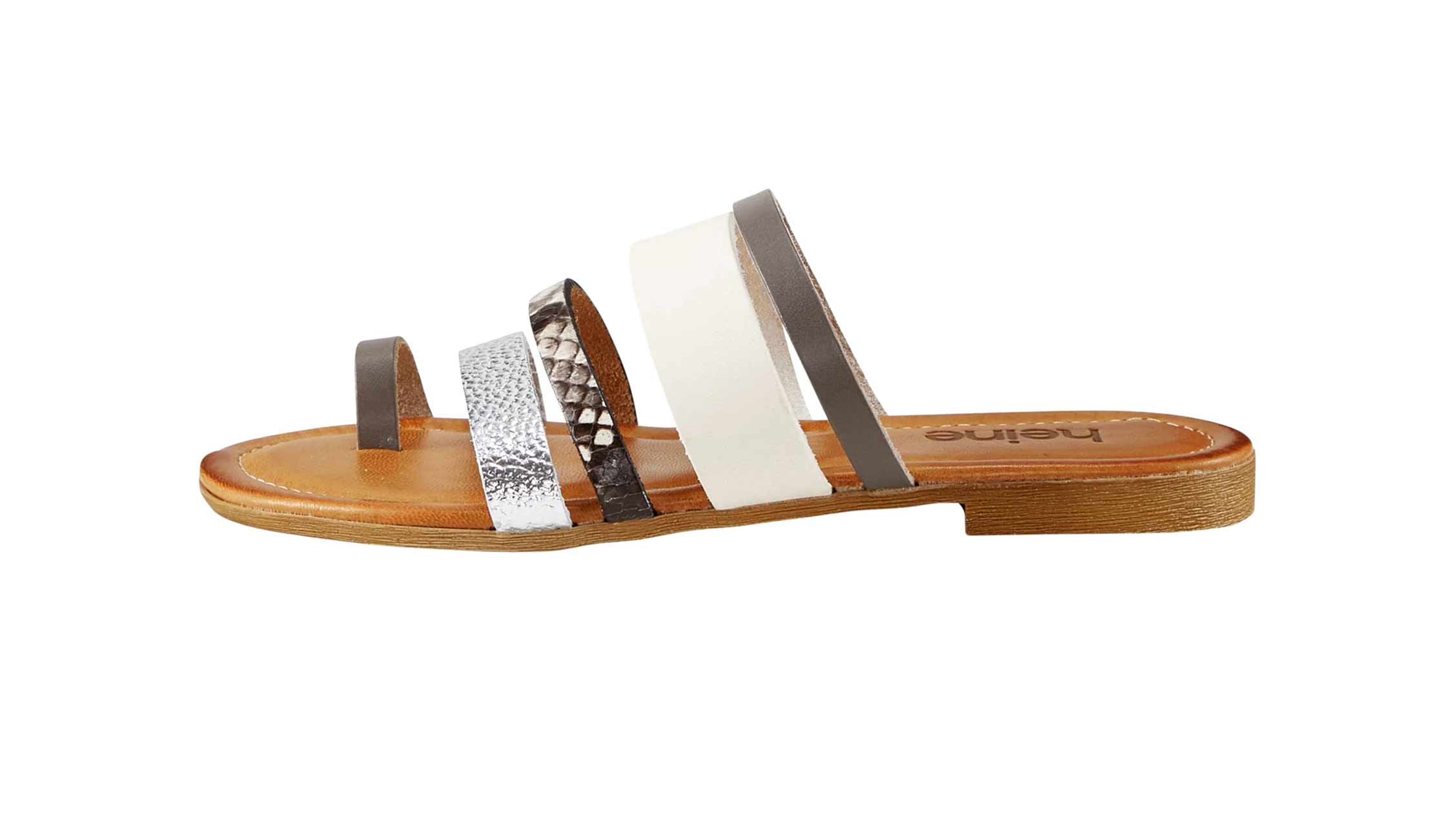 Dianette Damen Leder HEINE Damen Leder-Dianette, Multicolor