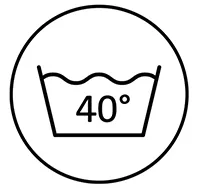 Waschbar bei 40 °C
