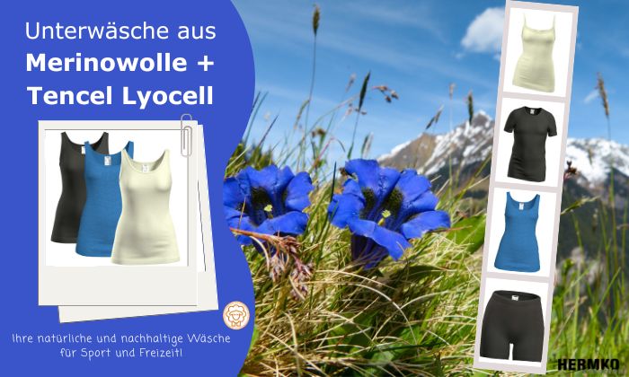 Wäsche aus Merinowolle