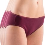 Damen Slip Jazzpants Basic bordeaux