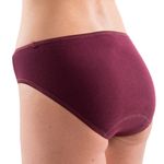 Damen Slip Jazzpants Basic bordeaux hintne