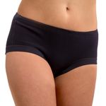 Damen Pagen Taillenslip Shorts schwarz Vorderseite