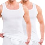 Herren Tank Top weiß 2er Pack