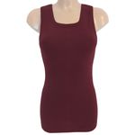 Damen Longshirt aus Baumwolle / Modal bordeaux rot