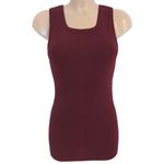 Damen Longshirt aus Baumwolle / Modal bordeaux rot