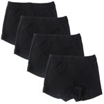 HERMKO 2710 4er Pack Mädchen Pant Panty  aus Bio-Baumwolle