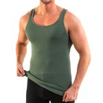 Herren Tank Top schwarz/marine/olive 3er Pack