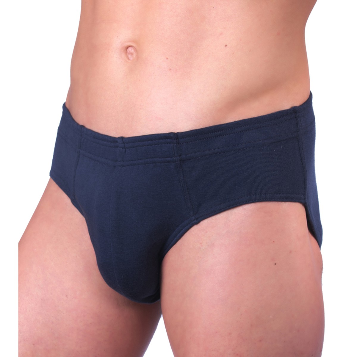 HERMKO 3300 Herren Slip mit Dehnbund,ohne Eingriff, aus 100 BioBaumwolle