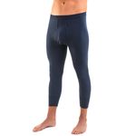 Herren 3/4-lange Unterhose Bio-Baumwolle Marine