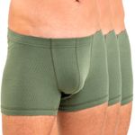 HERMKO 3901 3er Pack Herren Boxershorts ohne Eingriff mit Dehnbund und elast. Börtchen aus 100% Bio-Baumwolle