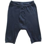 HERMKO 3980 Herren Longpant mit Eingriff mit Weichbund aus 100% Bio-Baumwolle