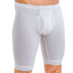 HERMKO 3995 Herren Longpant mit Eingriff mit Dehnbund aus 100% Bio-Baumwolle