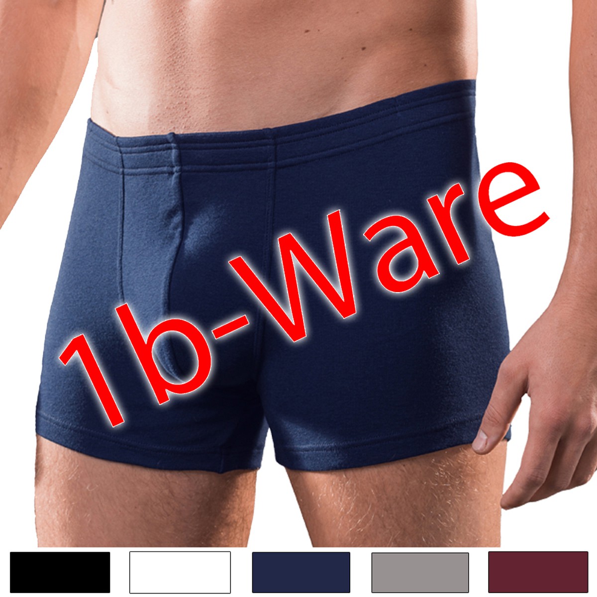 HERMKO 3901 Boxershorts voor heren, verpakking van 3 stuks, 100% biologisch katoen, mix w/s/g, XL