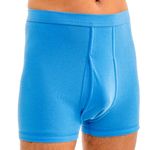 Herren Pagen Unterhose mit Eingriff hellblau vorne