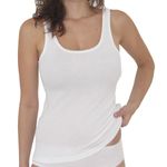 Damen Funktions-Longshirt Tank Top weiß