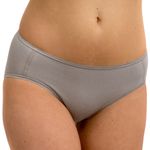 Damen Slip Jazzpants Basic grau