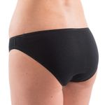 Damen Slip Basic schwarz hinten