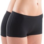 Damen Panty schwarz 2er Pack