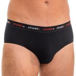 HERMKO 8310 3er Pack Herren Slip mit schönem Webbund