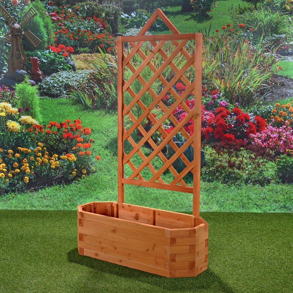 blumenkasten 60 cm wieviel erde RECTO 60 Rusty  Blumenkasten Outdoor 60x40x40 cm Naturschiefer Braun   CLIMAQUA