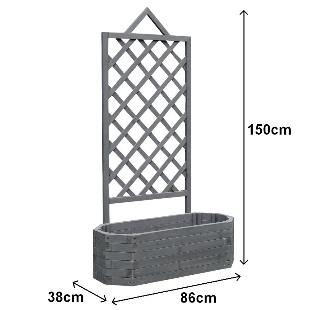 Blumenkasten Rankgitter Blumenstnder Kbel Holz Rankkasten Rosengitter |  Mucola Online Shopping